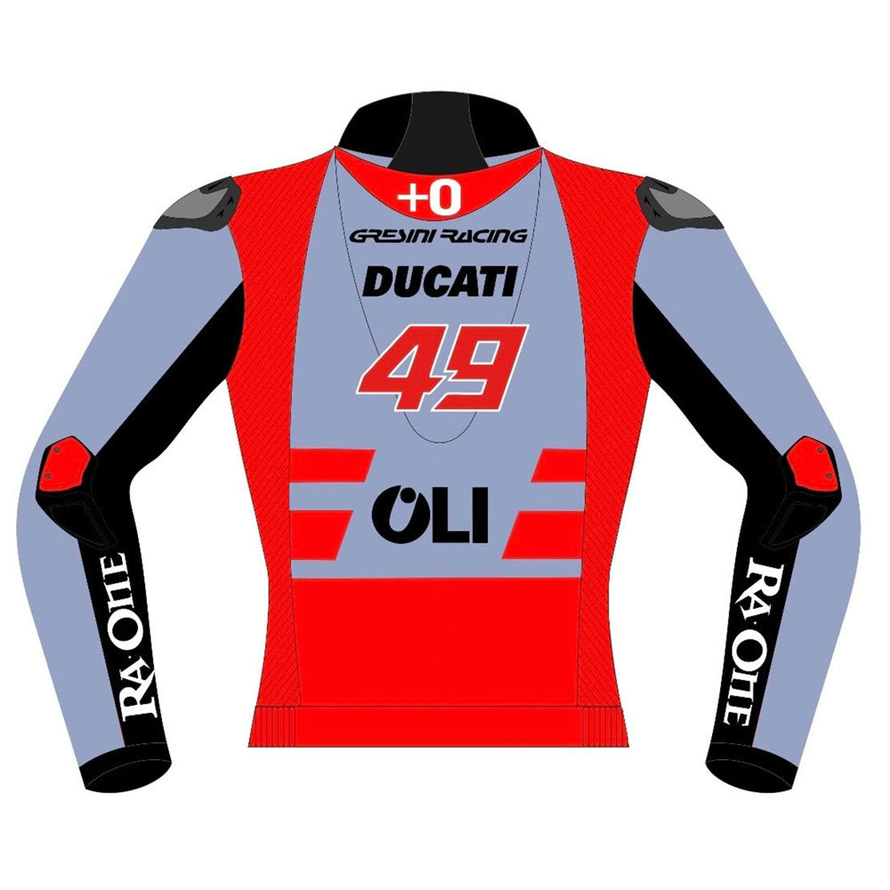 Alex Marquez MotoGP 2024 Motrobike Racing Jacket Team Gresini Ducati