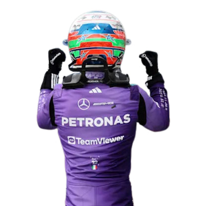 Back View of Mercedes Miami F1 Racing Suit