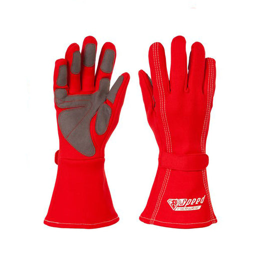 Auckland G-1 Red Go Kart Racing Gloves