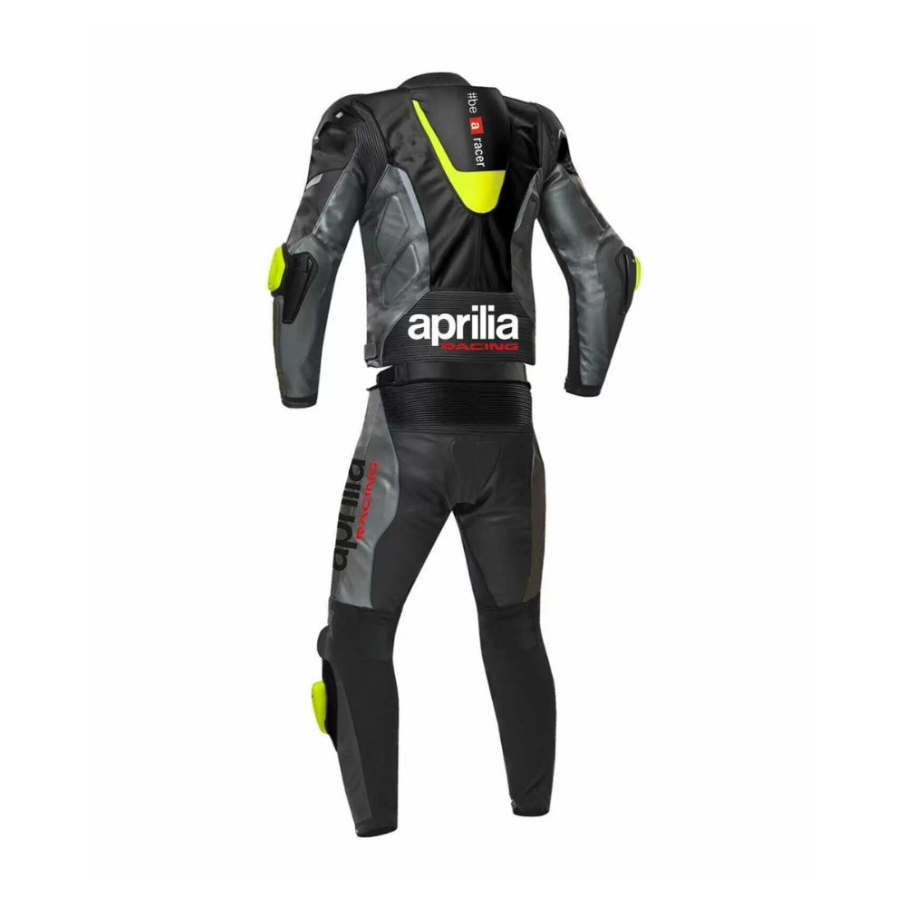 Aprilia Motorcycle Racing Leather Suit – Black Edition