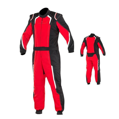 Black / Red Go-Kart Racing Wear Outfit - RevEx Gear