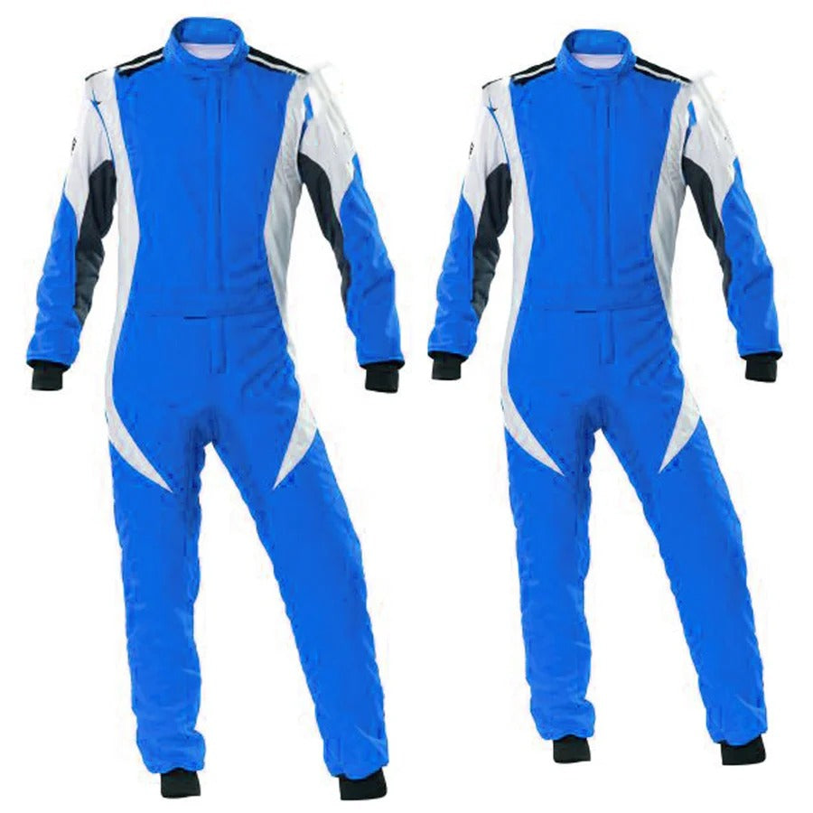 Blue Go Kart Racing Suit Men – RevEx Gear