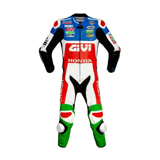 Castrol Motorcycle Leather Suit Alex Marquez Honda MotoGP 2021