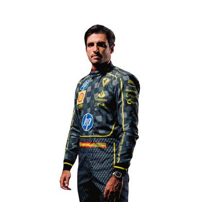 2024 Carlos Sainz Jr HP Italy GP F1 Racing Suit - RevEx Gear
