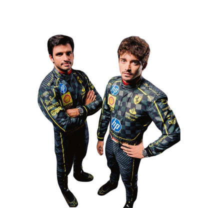 2024 Carlos Sainz Jr HP Italy GP F1 Racing Suit - RevEx Gear