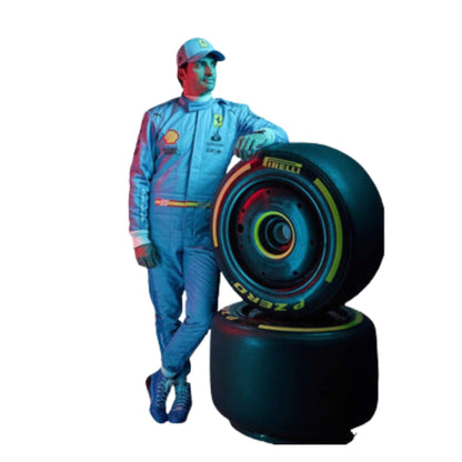 2024 F1 Racing Costume Worn by Charles Leclerc & Carlos Sainz Jr. – Miami Grand Prix - RevEx Gear