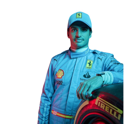 2024 F1 Racing Costume Worn by Charles Leclerc & Carlos Sainz Jr. – Miami Grand Prix - RevEx Gear