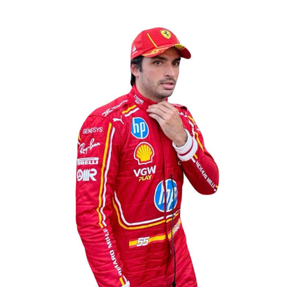 2024 Carlos Sainz Jr Monaco GP HP F1 Racing Suit - RevEx Gear