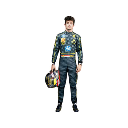 2024 Charles Leclerc HP Italy GP F1 Racing Suit - RevEx Gear