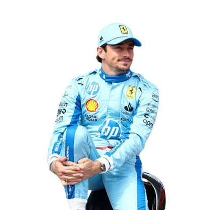 2024 Charles Leclerc Miami Grand Prix F1 Racing Suit - RevEx Gear