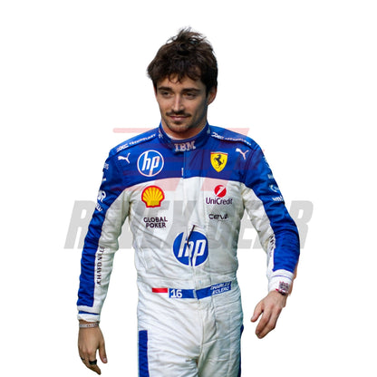Charles Leclerc 2025 Miami GP F1 Racing Suit - RevEx Gear