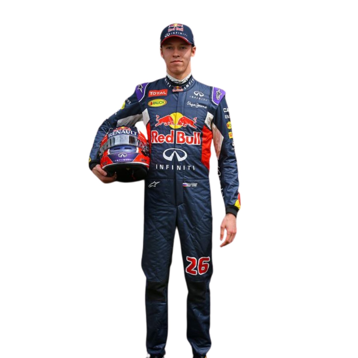 Costume F1 Racing Daniil Kvyat Red Bull 2015