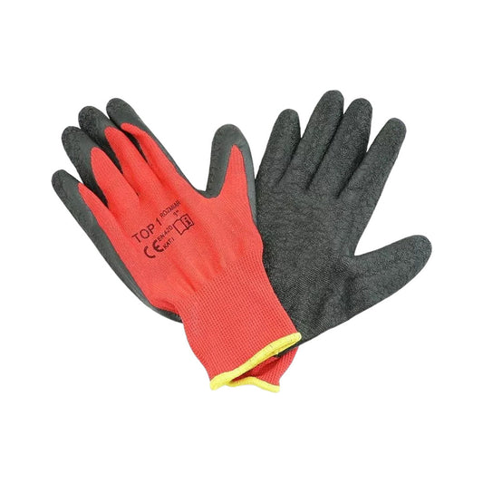 Cotton Work Gloves with Rubber Coating