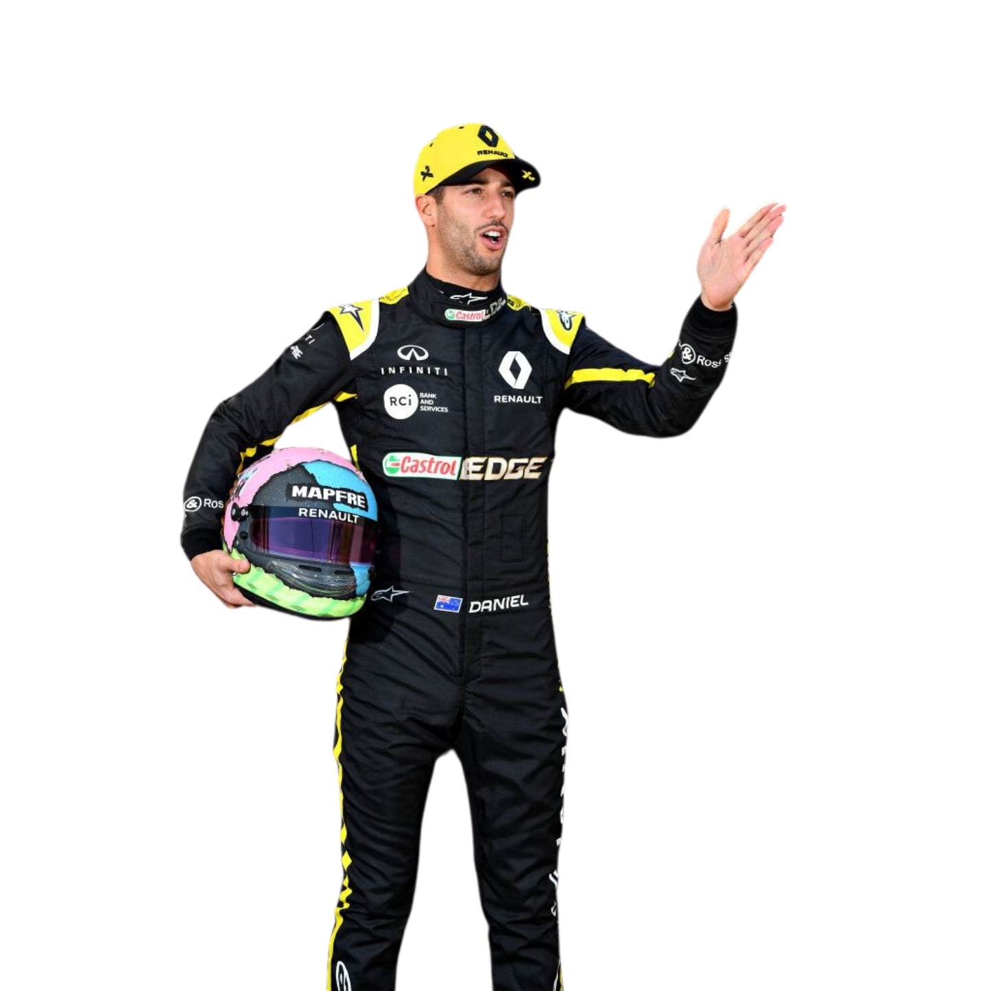 Formula 1 Race Costume Daniel Ricciardo Renault 2019