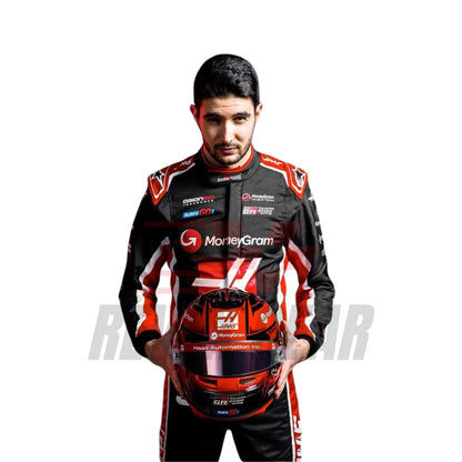 2025 F1 Racing Suit Worn by Esteban Ocon and Oliver Bearman - RevEx Gear