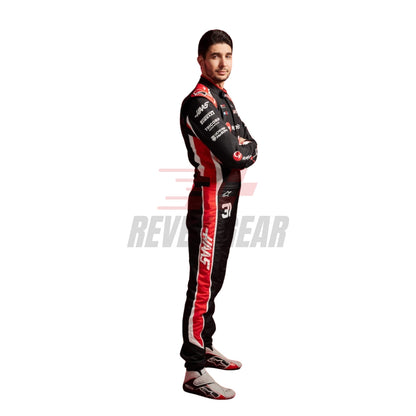 2025 F1 Racing Suit Worn by Esteban Ocon and Oliver Bearman - RevEx Gear