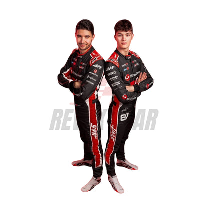 2025 F1 Racing Suit Worn by Esteban Ocon and Oliver Bearman - RevEx Gear