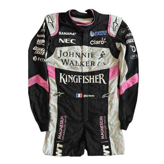 Esteban Ocon 2017 F1 Racing Suit Team Force India