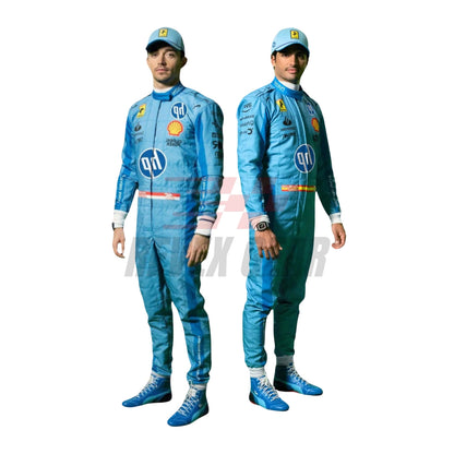 2024 F1 Racing Costume Worn by Charles Leclerc & Carlos Sainz Jr. – Miami Grand Prix - RevEx Gear