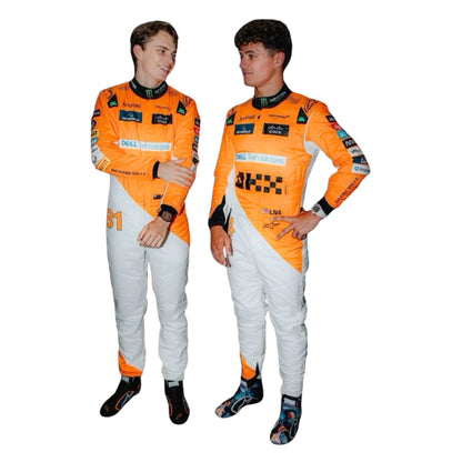 F1 Racing Costume Worn by Lando Norris & Oscar Piastri – 2024 Singapore GP - RevEx Gear