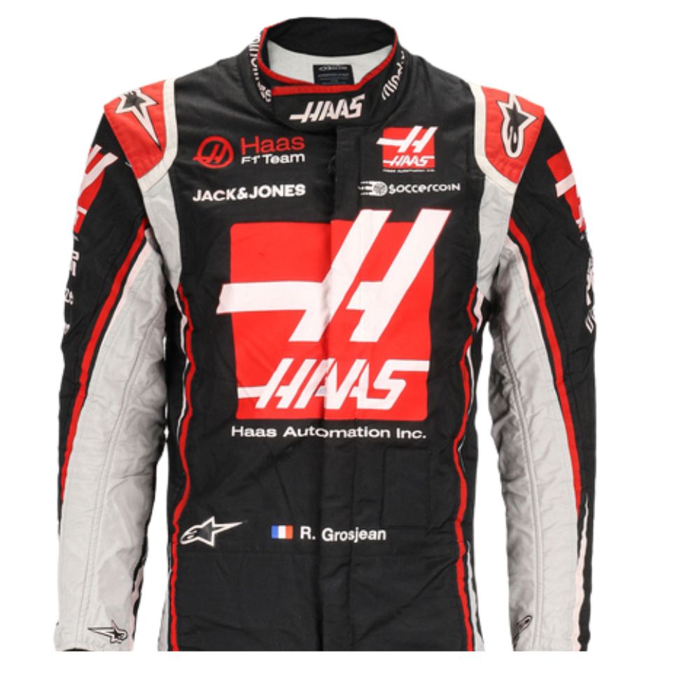 F1 Costume Replica Romain Grosjean Haas 2020-536