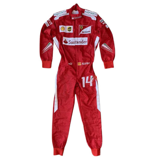 F1 Racing Costume Fernando Alonso Ferrari 2014-930