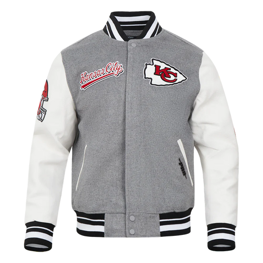NFL KANSAS CITY CHIEFS SCRIPT TAIL MEN'S RIB WOOL VARSITY