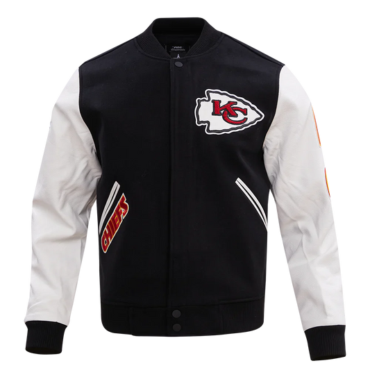 NFL KANSAS CITY CHIEFS CLASSIC WOOL MEN'S VARSITY JACKET