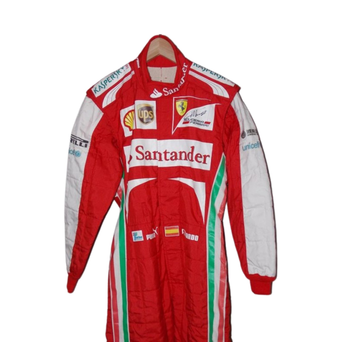 Ferando Alonso 2013 Racing Suit Team Ferrari F1