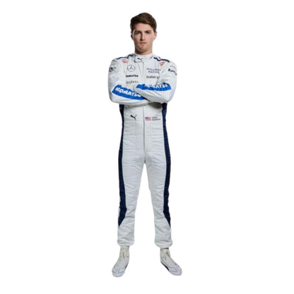 2024 F1 Racing Costume Worn by Alexander Albon & Logan Sargeant – 2024 Gulf Edition - RevEx Gear
