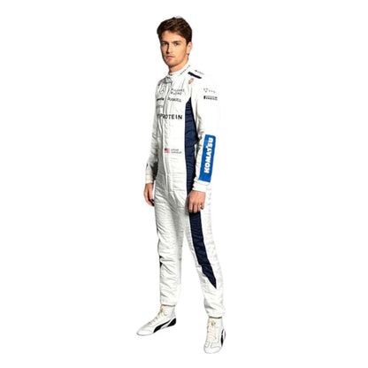 2024 F1 Racing Costume Worn by Alexander Albon & Logan Sargeant – 2024 Gulf Edition - RevEx Gear