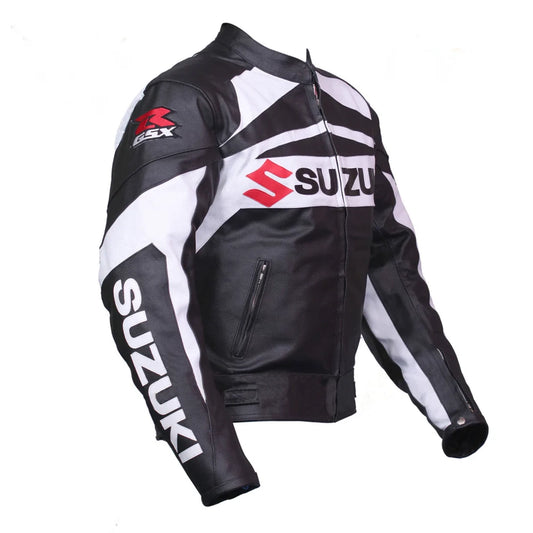 GSXR Suzuki Yoshimura Motorbike Racing Leather Jacket