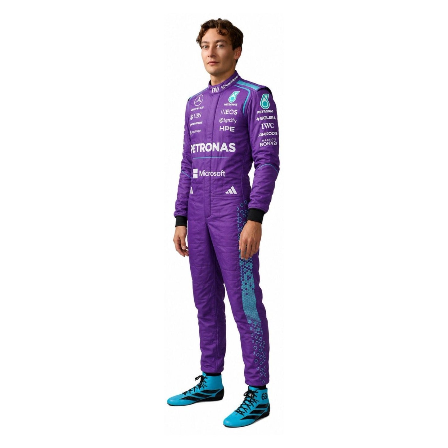 George Russell In Miami F1 Racing Costume 2026 - Revex Gear