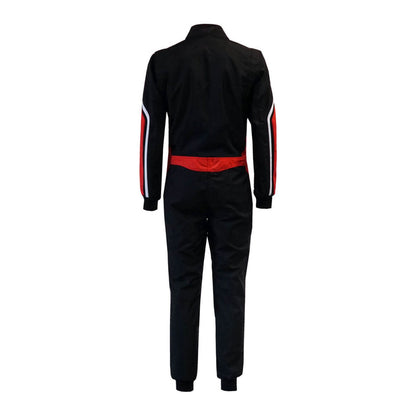 Go-Kart Car Driver Racing Costume - Black / Red - RevEx Gear
