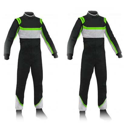 Go Kart Black & Green Racing Costume - RevEx Gear