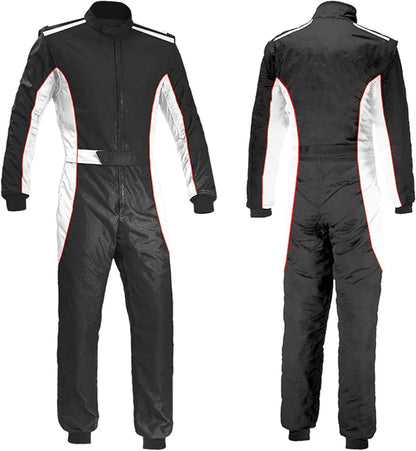 Go Kart Black Race Suit - RevEx Gear