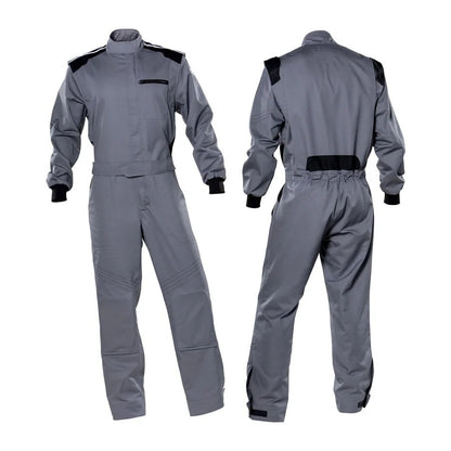 Go Kart Gray Custom Racing Suit - RevEx Gear