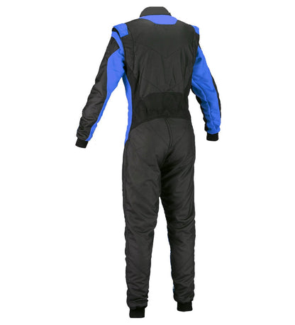 Go Kart Racing Suit Black & Blue - RevEx Gear
