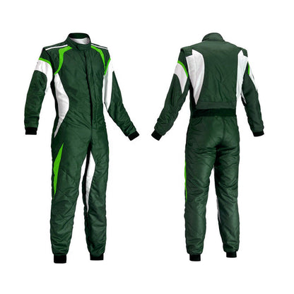 Go Kart Racing Suit Green - RevEx Gear
