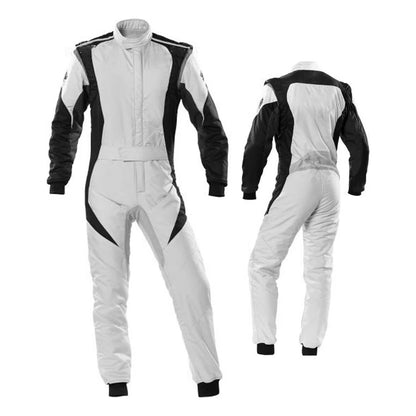 Go Kart White Race Suit - RevEx Gear