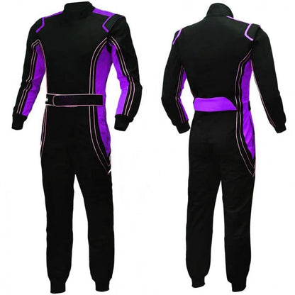 Go Karting Black Race Suit - RevEx Gear