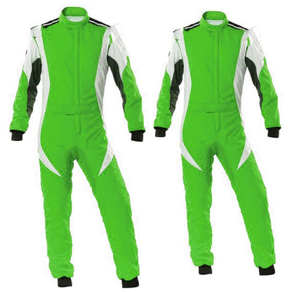 Green Go Kart Racing Suit Men - RevEx Gear