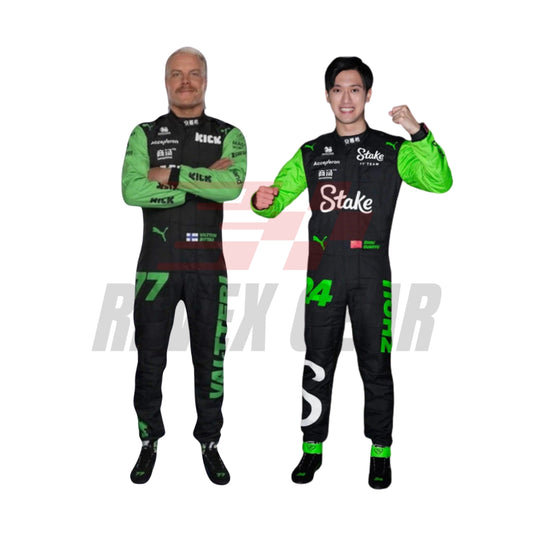 F1 Racing Costume Worn by Guanyu Zhou & Valtteri Bottas – 2024 Singapore GP