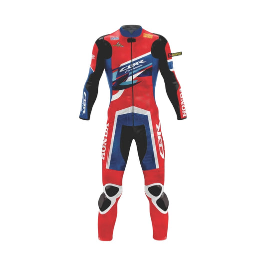 Honda CBR Alvaro Bautista 2020 Red Motorbike Racing Leather Suit