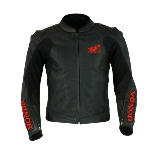 Honda Racing Motor Bike Leather Jacket