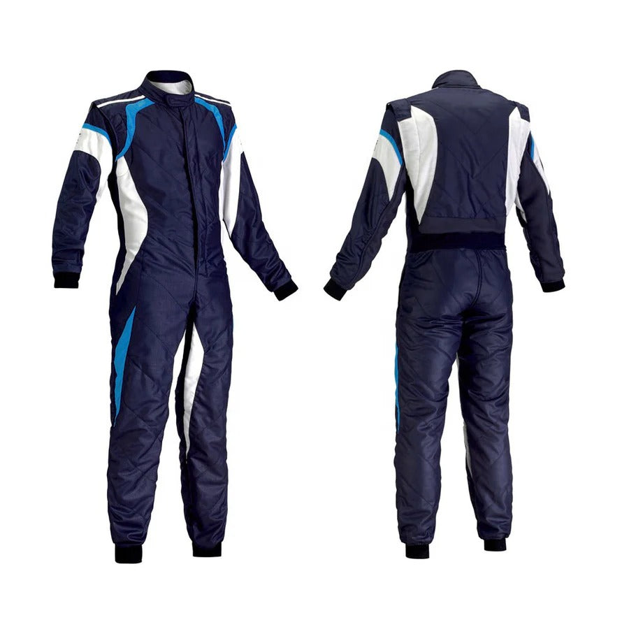 Custom Navy Go Kart Racing Outfit