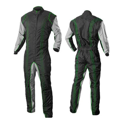 Karting Race Suit Black & Gray - RevEx Gear