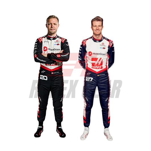 F1 Racing Costume Worn by Kevin Magnussen & Nico Hulkenberg – 2024 Miami Grand Prix
