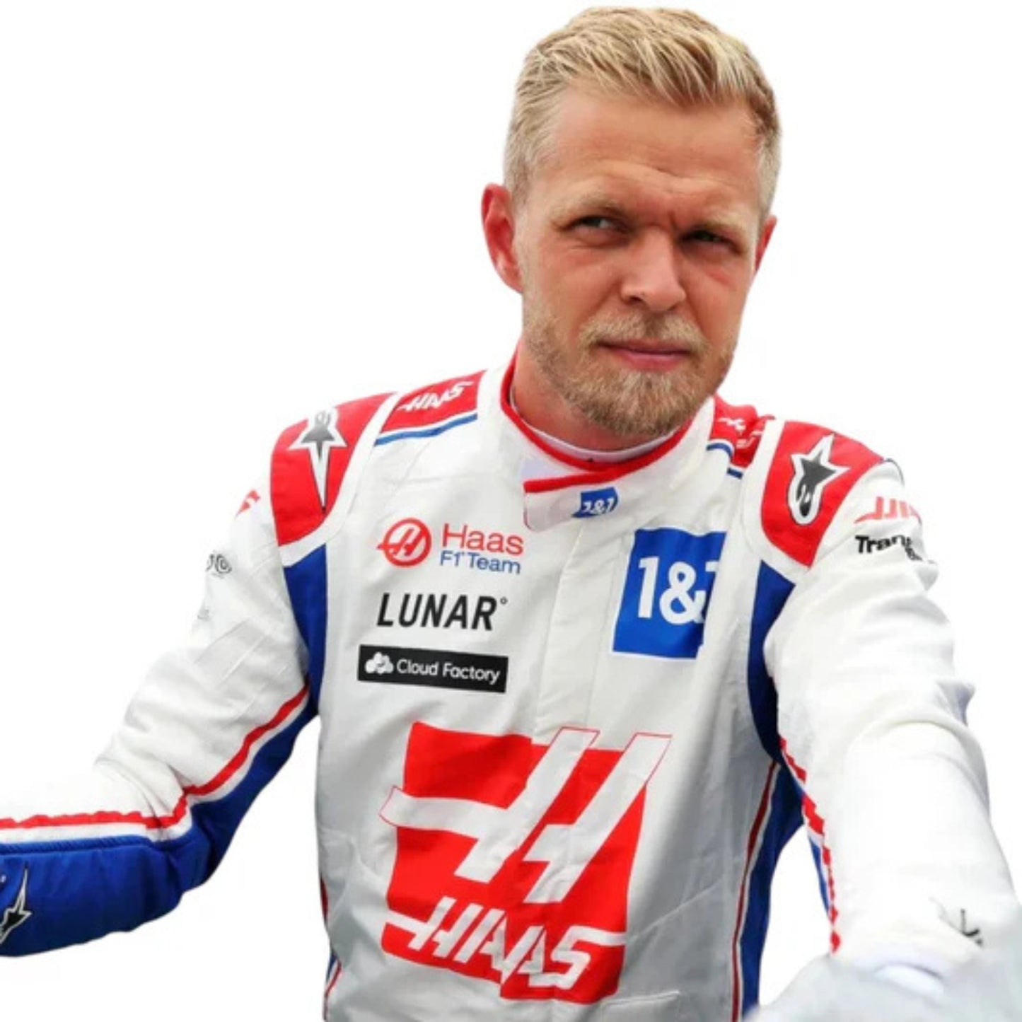 Kevin Magnussen 2022 British GP F1 Racing Suit Team Hass