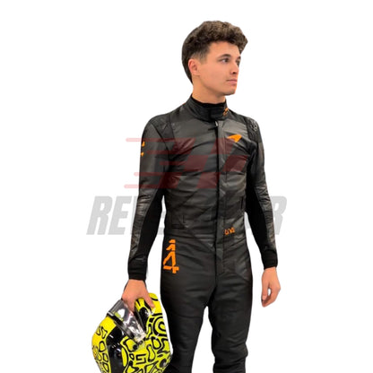 Lando Norris 2025 Livery Reveal F1 Racing Suit - RevEx Gear